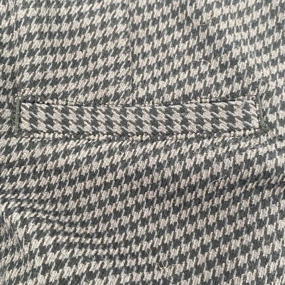 Abercrombie & Fitch Houndstooth The Skinny Ultra High Rise Dogtooth Split Leg Wi - Picture 12 of 16